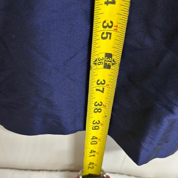 Elegant Blue Scoop Neck Sleeveless Mini Dress Formal, Bridesmaid or Evening out - Picture 8 of 13